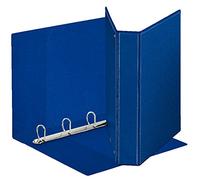 Esselte Raccoglitore a Display in PP Personalizzabile (3 tasche) Anelli 4- 40 - a D - Formato Maxi - Blu - 394753500