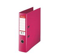 Esselte Raccoglitore a Leva Formato A4, Fucsia, in Plastica con Dorso da 7,5 cm, 1 Pezzo