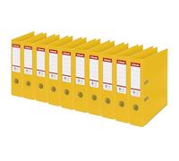 Esselte Raccoglitore a Leva Formato A4, in Plastica con Dorso da 7.5 cm, Pacco da 1, Giallo Vivida, 624070