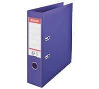 Esselte Raccoglitore a Leva Formato A4, Viola, in Plastica con Dorso da 7,5 cm, 1 Pezzo