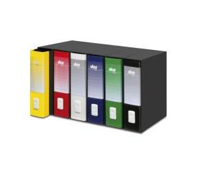 Esselte Registratori Dox 1 - Acco Dorso 8 Cm Formato Commerciale Blu (CONF.6) D26104