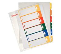 ESSELTE Rubrica PPL extra numerica 1-6 con indice stampabile a PC - f.to A4 MAXI - 100212