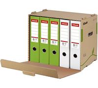 Esselte Scatola Archivio e Trasporto per Raccoglitori, Apertura frontale, Cartone riciclato al 100%, Ocra, Gamma Eco, 623920