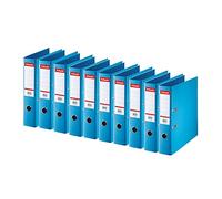 Esselte Standard, Confezione da 10 raccoglitori a leva, Lavanda, dorso 75 mm, A4, PP, 320380