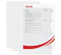 Esselte TS-110386 A4 Embossed Folder, Clear, Pack of 100 1 A4