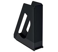 Esselte VIVIDA Portariviste in Plastica a Tutta Altezza, Formato A4, Nero, 628220