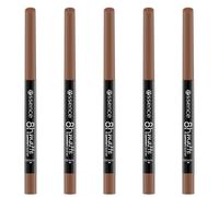 Essence 8h Matte Comfort Lipliner, N. 10, Nude - Risultato Immediato, Opaco, Vegano, Senza Conservanti, Parabeni e Particelle di Microplastica - Confezione da 5 (5 x 0,3 g)