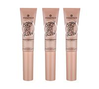 Essence BABY GOT GLOW liquid highlighter 10. Pack of 3 0,06 kg Make up