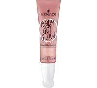Essence Baby GOT Glow Liquid highlighter, n. 20, viola, definendo, risultato espresso, facile da rimuovere, lucido, vegano, senza parabeni, senza microplastica, confezione da 10 ml
