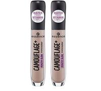 essence CAMOUFLAGE+ HEALTHY GLOW correttore viso, con vitamine, illuminante, naturale, luminoso (5ml), 1 pezzo (Confezione da 2)