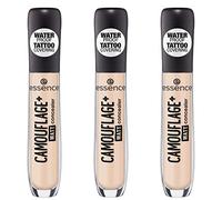 Essence CAMOUFLAGE+ MATT correttore, penna di copertura, copertura per tatuaggi, n. 23, sabbia calda, nude, opacizzante, opaco, senza olio, impermeabile, senza alcool, confezione da 3 (3 x 5 ml)