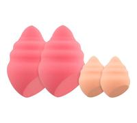 essence Correttore Spugne per make-up e Disney THE LITTLE MERMAID, (4pcs) | Spugna make-up, Adattamento al colore, Facile da sfumare, Design a forma di conchiglia, Copertura uniforme