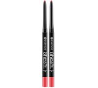 Essence Cosmetics 8H Matte Comfort Matita Labbra, Lunga Durata, Risultato Istantaneo, Opaca, 0.3 g (Confezione da 2)