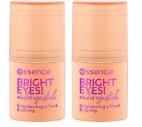 Essence Cosmetics Bright Eyes Contorno Occhi in Stick, Curativo, Schiarente, Naturale, 5 g (Confezione da 2)