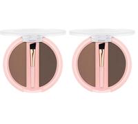Essence Cosmetics Brow Powder Duo Set, Definizione, Naturale, 1.8 g (Confezione da 2)