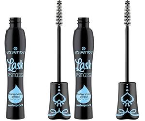 essence cosmetics Ess. Lash Princess False Lash Effect Mascara Waterproof Antioxidant (Confezione da 2)