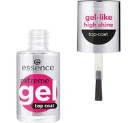 Essence Cosmetics Extreme Gel Top Coat Smalto Unghie, Lunga Durata, Levigante, Protettivo, Lucida, 8 ml