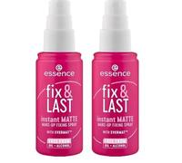 Essence Cosmetics Fix e Last Instant Matte Make-Up Fixing Spray, Opacizzante, Correttore, Opaca, 50 ml (Confezione da 2)