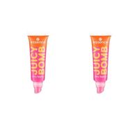 Essence Cosmetics JUICY BOMB PARTY lucidalabbra, risultato immediato, lucida, traslucida, gel (10ml) (Confezione da 2)