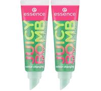 Essence Cosmetics Juicy Bomb Shiny Lucidalabbra, Lucida, Rugiadosa, Brillante, 10 ml (Confezione da 2)