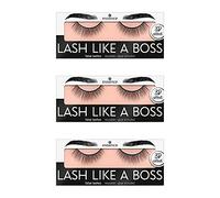essence cosmetics LASH LIKE A BOSS false lashes, ciglia finte, n. 03 Unique, nero, definendo, allungante, volumizzante, di lunga durata, vegano, confezione da 3 (3 x 1 paio)