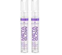 Essence Cosmetics Lucidalabbra Multiriflettente Meta Glow, Curativo, Risultato Istantaneo, Lucida, Brillante, 3 ml (Confezione da 2)