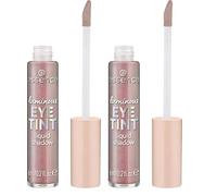 Essence Cosmetics Luminous Eye Tint Ombretto Liquido, Lunga Durata, Luminosa, Brillante, 6 ml (Confezione da 2)