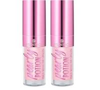 Essence Cosmetics Pearly Potion Multi-Reflective Lipgloss, Lucida, Brillante, Olografica, Traslucida, 2.5 ml (Confezione da 2)