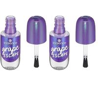 Essence Cosmetics Smalto Unghie Gel, Lunga Durata, Risultato Immediato, Asciugatura Rapida, Lucida, Colore Intenso, 8 ml (Confezione da 2)