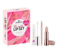 essence cosmetics The nude lip set romantico, set regalo per donne, rossetto, senza acetone, vegano, senza microplastica, senza glutine, confezione da 3 (3 pezzi)