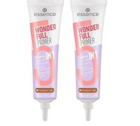 Essence Cosmetics Wonder Full Primer Viso 5 in 1, Idratante, Opacizzante, Curativo, Opaca, 30 ml (Confezione da 2)