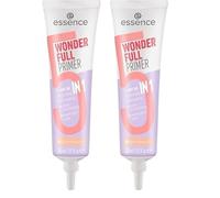 Essence Cosmetics Wonder Full Primer Viso 5 in 1, Idratante, Opacizzante, Curativo, Opaca, 30 ml (Confezione da 2)