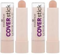 essence COVERstick correttore viso, opacizzante, correttivo del colore, opaca (6g) (Confezione da 2)