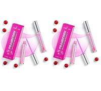 essence CRANBERRY LIP OIL duo, set di 4 oli labbra con olio di mirtillo rosso & vitamina E, formula pH-reattiva, per labbra lucide e colore naturale