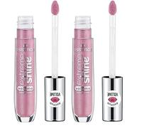 ESSENCE Extreme Shine Volume, Lucidalabbra Donna Glossy/Lucido Applicatore, 04 Purple Rain, 5 ml (Confezione da 2)