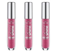 Essence Extreme Shine Volume Lucidalabbra, N. 13, Rosa, Lucido, Fresco, Traslucido, Vegano, Senza Olio, Conservanti e Parabeni - Confezione da 3 (3 x 5 ml)
