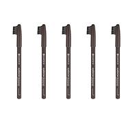 essence eyebrow DESIGNER, matita occhi, matita per sopracciglia, 11 deep brown, marrone, definente, naturale, senza nanoparticelle, confezione da 5 (5 x 1 g)