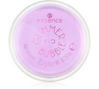 essence GLIMMER IN A BUBBLE maschera idratante per le labbra con glitter colore 01 Kiss In A Bubble 7.5 g