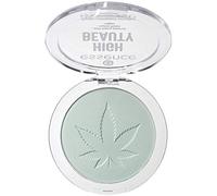 Essence HIGH BEAUTY Fixing Compact Powder, cipria, verde, per pelli miste, opacizzante, naturale, vegano, privo di nanoparticelle, senza alcool (8g)