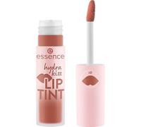 Essence Hydra Kiss LIP TINT, rossetto, n. 01, rosso, a lunga durata, effetto colorante, naturale, lucido, vegano, senza parabeni, senza particelle di microplastica, senza nanoparticelle, confezione da