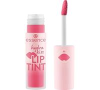 Essence Hydra Kiss LIP TINT, rossetto, n. 08, rosso, a lunga durata, effetto colorante, naturale, lucido, vegano, senza parabeni, senza particelle di microplastica, senza nanoparticelle, confezione da