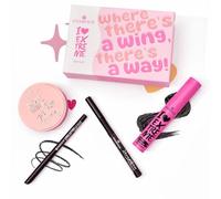 essence I Love Extreme eye set 01 Wing It!, set trucco occhi in 4 pezzi con mascara & gel sopracciglia, per volume e sopracciglia definite