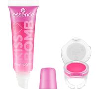 essence KISS BOMB shiny lipgloss & lip balm kit per labbra