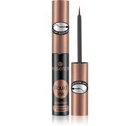 essence - Occhi LIQUID INK eyeliner waterproof 02-Ash brown - Eyeliner