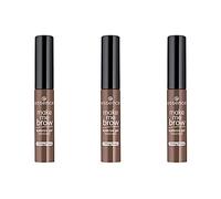 Essence Make Me BROW gel per sopracciglia n. 02 marrone, vegano, senza microplastica, senza nanoparticelle, senza profumo, 3 x 3,8 ml