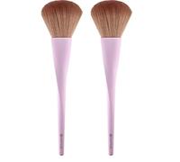 Essence Powder Brush, n. 01, multicolore, senza nanoparticelle, confezione da 2 (1 pezzo)