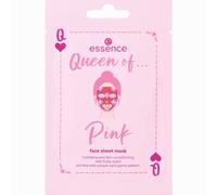 Essence Cosmetics Queen of Pink Face Sheet Mask Maschera Viso, Idratante, Curativo, 1 Pezzo