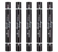 Essence Quick Wing! Stamp eyeliner, n. 01, nero, a lunga durata, risultato espresso, altamente pigmentato, intenso, colorante, vegano, senza particelle di microplastica, senza profumo, senza olio,