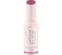essence satin GLOW luminous shine lipstick, luminosa, colore intenso (3.5g)