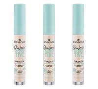 Essence Skin Lovin' SENSITIVE CONCEALER, penna di copertura, non ostruisce i pori, con aloe vera, senza profumo, alcool, silicone, n. 05 Fair, nude, pelle, vegano, senza olio, confezione da 3 (3 x 3,5